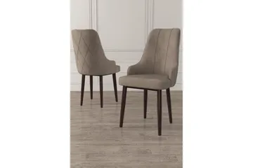 Spisestol Mobarkar Cappuccino / Brun - Cappuccino / Brun - Møbler - Stoler - Spisestuestoler & kjøkkenstoler