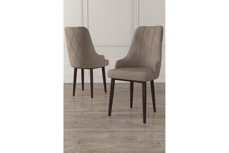 Spisestol Mobarkar Cappuccino / Brun - Cappuccino / Brun - Møbler - Stoler - Spisestuestoler & kjøkkenstoler