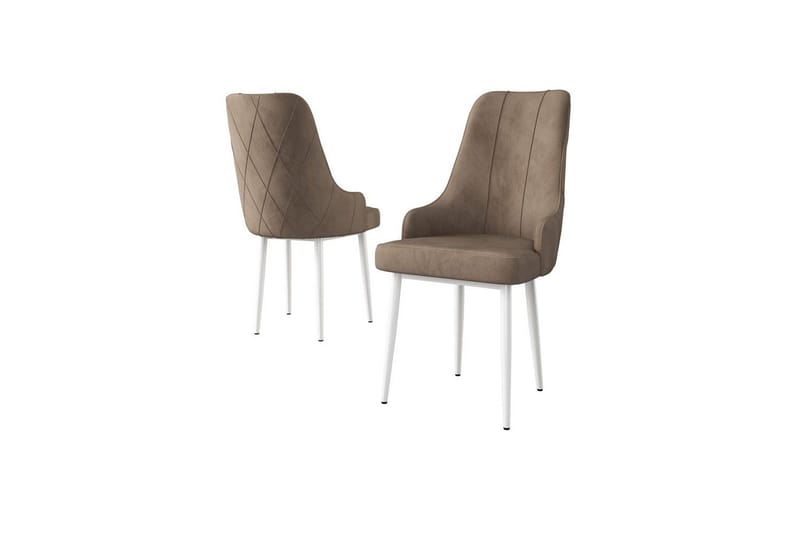 Spisestol Mobarkar Cappuccino / Hvit, Cappuccino / Hvit