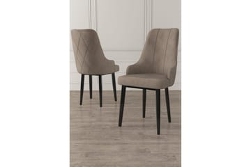 Spisestol Mobarkar Cappuccino / Svart - Cappuccino / Svart - Møbler - Stoler - Spisestuestoler & kjøkkenstoler