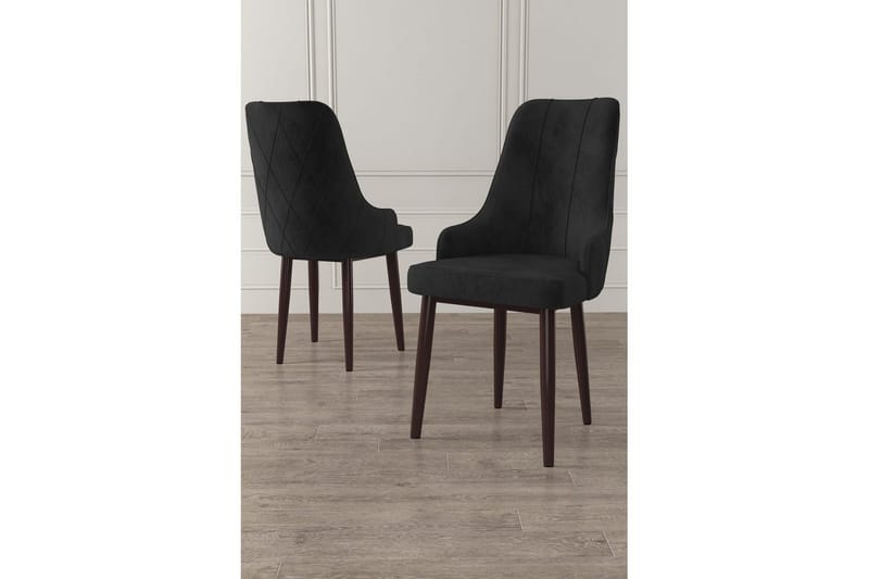 Spisestol Mobarkar Svart / Brun, Svart / Brun