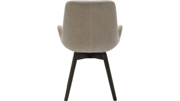 Spisestol NFG Camden med sving 2-pakning beige/brun ek - beige/brun eik - Møbler - Stoler - Spisestuestoler & kjøkkenstoler