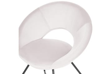 Spisestol Rachel - Off-white, Svart, Offwhite, Svart - Møbler - Stoler - Lenestoler