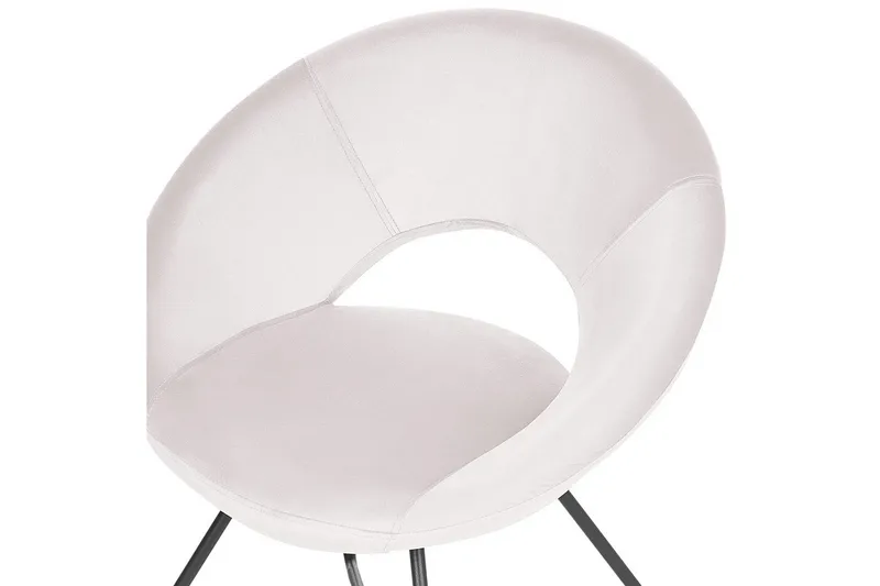 Spisestol Rachel - Off-white, Svart, Offwhite, Svart - Møbler - Stoler - Spisestuestoler & kjøkkenstoler