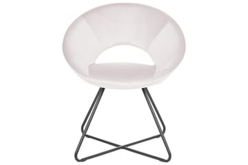 Spisestol Rachel - Off-white, Svart, Offwhite, Svart - Møbler - Stoler - Lenestoler