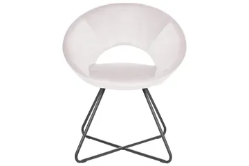 Spisestol Rachel - Off-white, Svart, Offwhite, Svart - Møbler - Stoler - Spisestuestoler & kjøkkenstoler