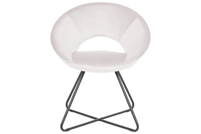 Spisestol Rachel - Off-white, Svart, Offwhite, Svart - Møbler - Stoler - Spisestuestoler & kjøkkenstoler