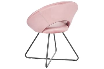 Spisestol Rachel - Rosa, svart, Rosa, Svart - Møbler - Stoler - Spisestuestoler & kjøkkenstoler