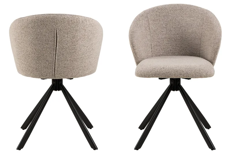 Spisestol Ranu - Beige - Møbler - Stoler - Spisestuestoler & kjøkkenstoler