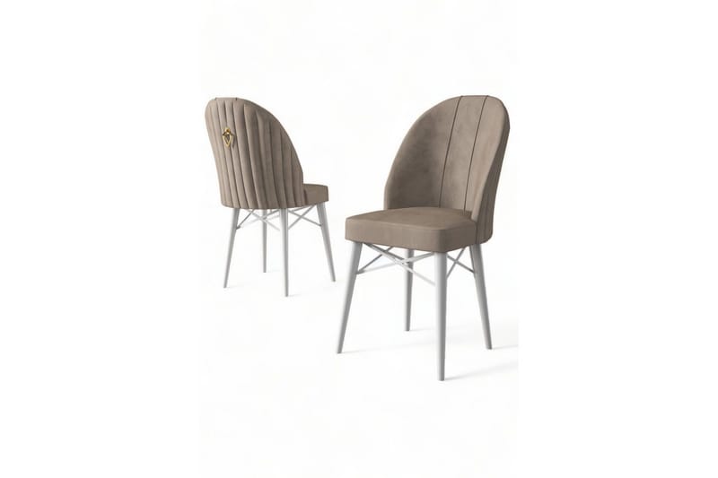 Spisestol Ritim Cappuccino / Hvit - Cappuccino / Hvit - Møbler - Stoler - Spisestuestoler & kjøkkenstoler