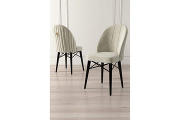 Spisestol Ritim Krem / Svart - Krem / Svart - Møbler - Stoler - Spisestuestoler & kjøkkenstoler
