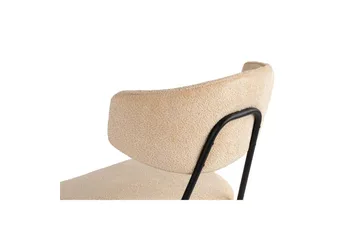 Spisestol Sanroman Beige / Svart - Beige / Svart - Møbler - Stoler - Spisestuestoler & kjøkkenstoler