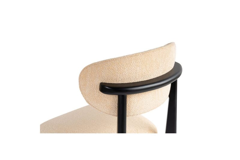 Spisestol Sanroman Classic Beige / Svart - Beige / Svart - Møbler - Stoler - Spisestuestoler & kjøkkenstoler