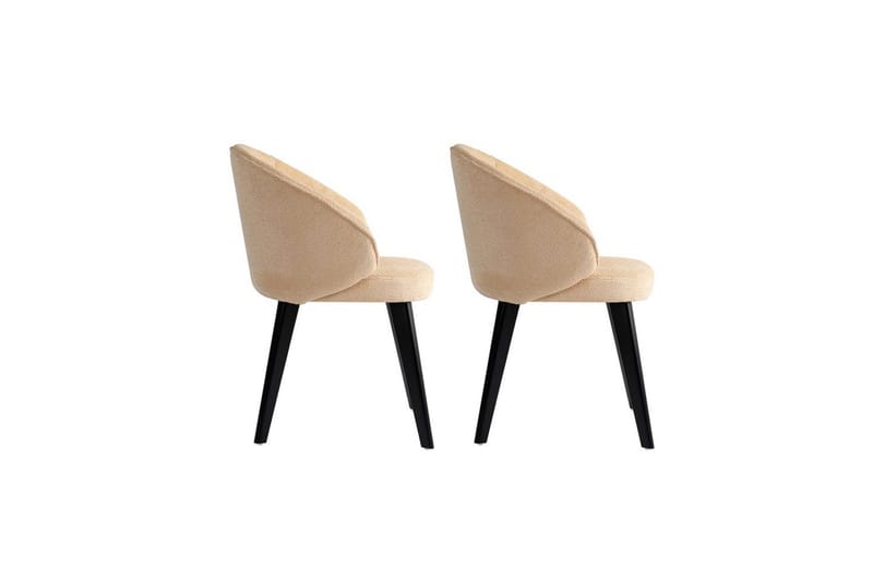 Spisestol Sanroman Classic Beige / Svart - Beige / Svart - Møbler - Stoler - Spisestuestoler & kjøkkenstoler