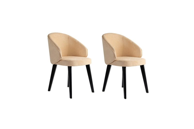 Spisestol Sanroman Classic Beige / Svart - Beige / Svart - Møbler - Stoler - Spisestuestoler & kjøkkenstoler