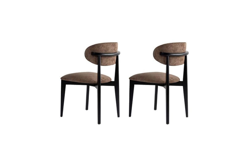 Spisestol Sanroman Classic Brun / Svart - Brun / Svart - Møbler - Stoler - Spisestuestoler & kjøkkenstoler