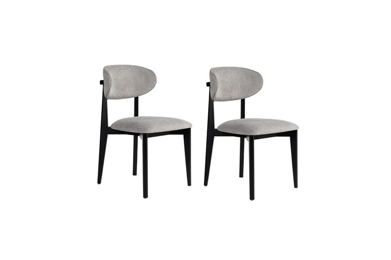 Spisestol Sanroman Classic Grå / Svart, Grå / Svart