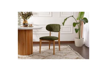 Spisestol Sanroman Classic Grønn / Lys eik - Grønn / Lys eik - Møbler - Stoler - Spisestuestoler & kjøkkenstoler