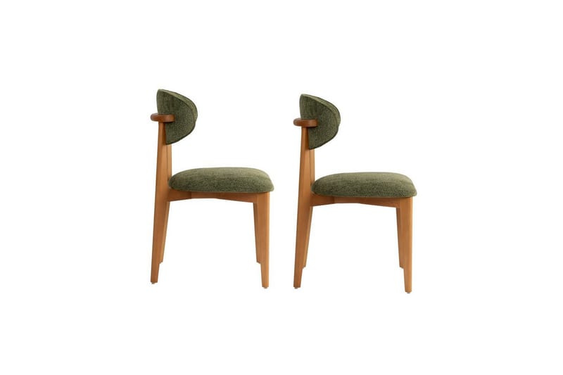 Spisestol Sanroman Classic Grønn / Mørk eik - Grønn / Mørk eik - Møbler - Stoler - Spisestuestoler & kjøkkenstoler