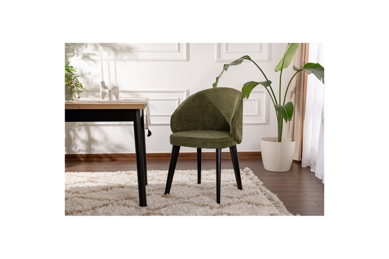 Spisestol Sanroman Classic Grønn / Svart - Grønn / Svart - Møbler - Stoler - Spisestuestoler & kjøkkenstoler