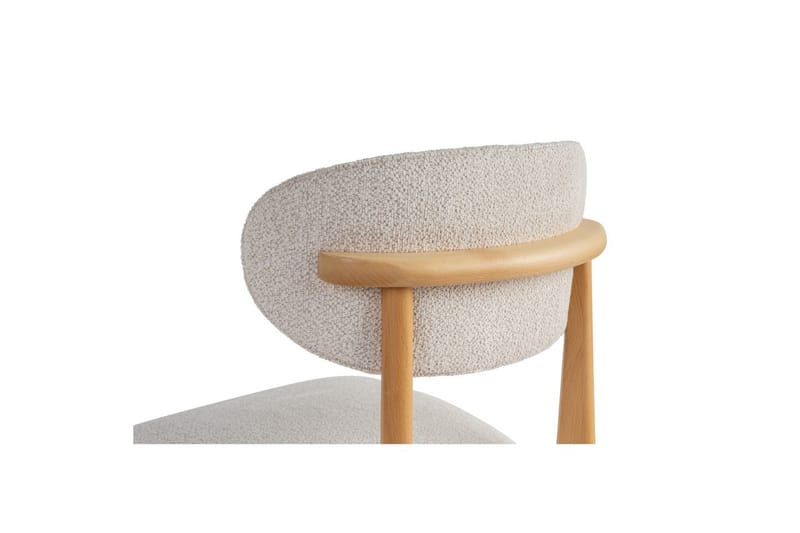 Spisestol Sanroman Classic Hvit / Lys Eik - Hvit / Lys Eik - Møbler - Stoler - Spisestuestoler & kjøkkenstoler