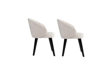 Spisestol Sanroman Classic Hvit / Svart - Hvit / Svart - Møbler - Stoler - Spisestuestoler & kjøkkenstoler