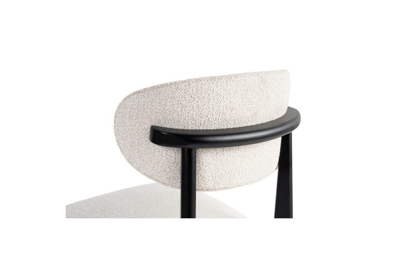 Spisestol Sanroman Classic Hvit / Svart - Hvit / Svart - Møbler - Stoler - Spisestuestoler & kjøkkenstoler