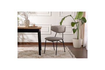 Spisestol Sanroman Grå / Svart - Grå / Svart - Møbler - Stoler - Spisestuestoler & kjøkkenstoler