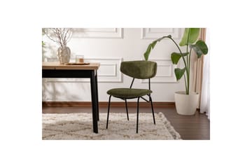 Spisestol Sanroman Grønn / Svart - Grønn / Svart - Møbler - Stoler - Spisestuestoler & kjøkkenstoler