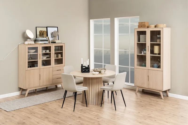 Spisestol Santra - Beige - Møbler - Stoler - Spisestuestoler & kjøkkenstoler