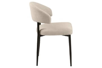 Spisestol Sawako - Beige/svart - Møbler - Stoler - Spisestuestoler & kjøkkenstoler