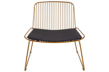 Spisestol Snorum - Gull, svart - Møbler - Stoler - Spisestuestoler & kjøkkenstoler