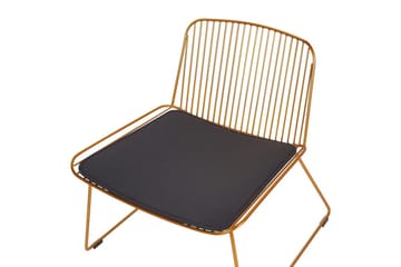 Spisestol Snorum - Gull, svart - Møbler - Stoler - Spisestuestoler & kjøkkenstoler