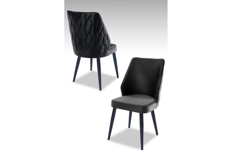 Spisestol Stifen Antrasitt / Svart, Antrasitt / Svart