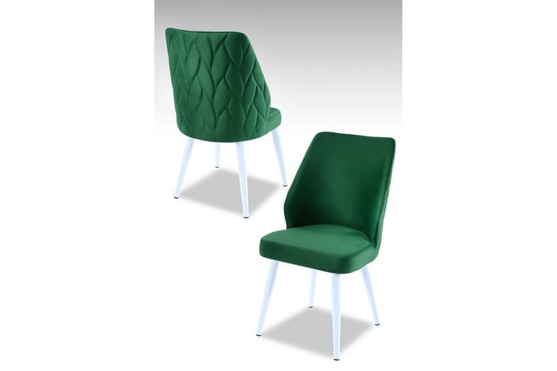 Spisestol Stifen Grønn / Hvit, Grønn / Hvit