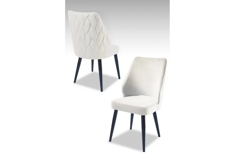 Spisestol Stifen Krem / Svart, Krem / Svart