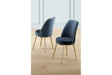 Spisestol Sugako Antrasitt / Gull - Antrasitt / Gull - Møbler - Stoler - Spisestuestoler & kjøkkenstoler