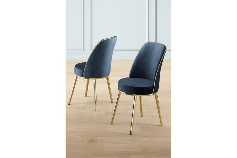 Spisestol Sugako Antrasitt / Gull - Antrasitt / Gull - Møbler - Stoler - Spisestuestoler & kjøkkenstoler