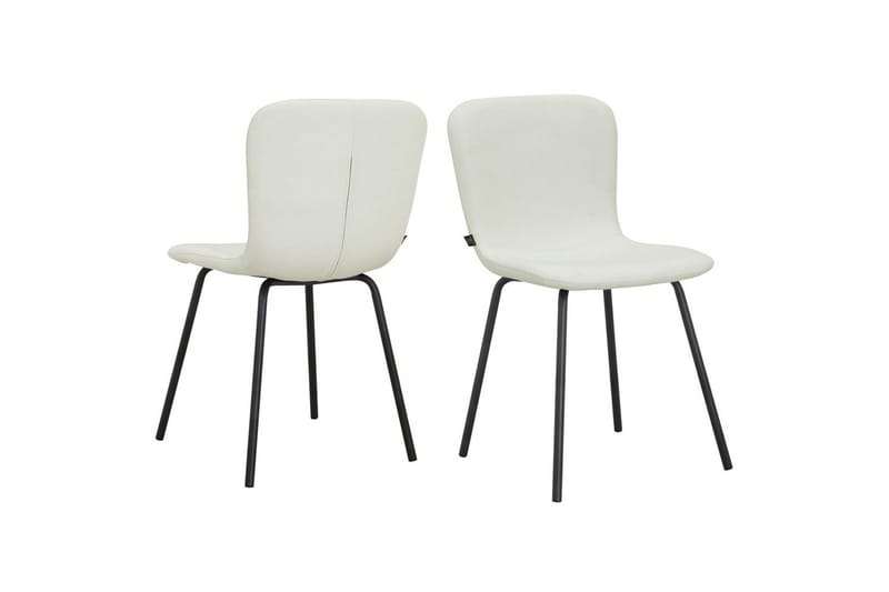 Spisestol Ulmar Sett med 2 Krem, Krem