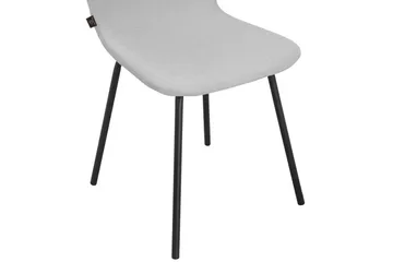 Spisestol Ulmar Sett med 2 Lys grå - Lys grå - Møbler - Stoler - Spisestuestoler & kjøkkenstoler