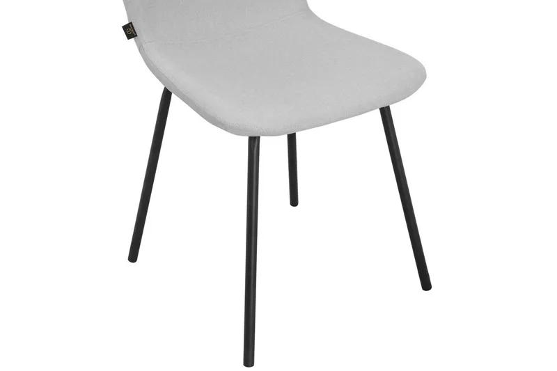 Spisestol Ulmar Sett med 2 Lys grå - Lys grå - Møbler - Stoler - Spisestuestoler & kjøkkenstoler