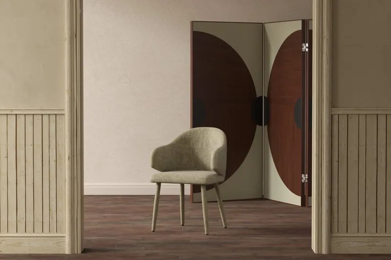 Spisestol Venture Home Evelin Beige - beige - Møbler - Stoler - Spisestuestoler & kjøkkenstoler