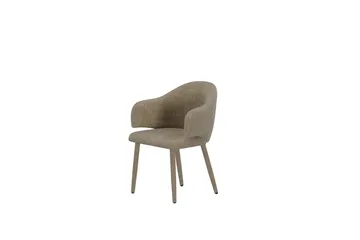 Spisestol Venture Home Evelin Beige - beige - Møbler - Stoler - Spisestuestoler & kjøkkenstoler