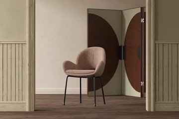 Spisestol Venture Home Florensa Brun - brun - Møbler - Stoler - Spisestuestoler & kjøkkenstoler