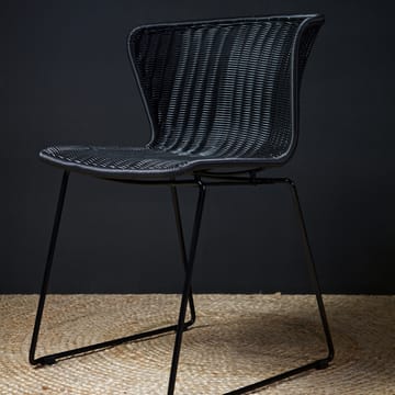 Spisestol Wings 2-pakning utendørs - Svart - Møbler - Stoler - Spisestuestoler & kjøkkenstoler