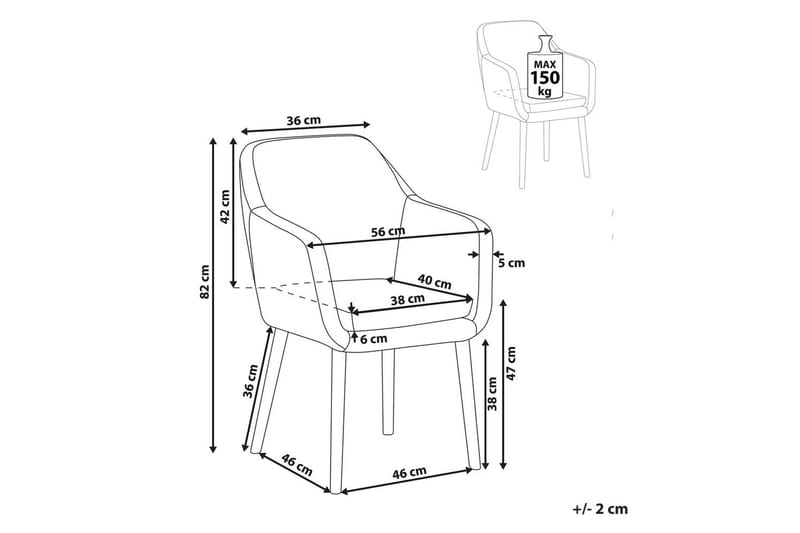 Spisestol Yorkville ll - Hvit, lyst tre - Møbler - Stoler - Spisestuestoler & kjøkkenstoler