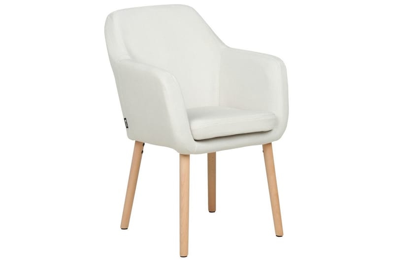 Spisestol Yorkville ll, Hvit, lyst tre