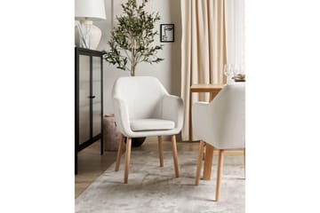Spisestol Yorkville ll - Hvit, lyst tre - Møbler - Stoler - Spisestuestoler & kjøkkenstoler