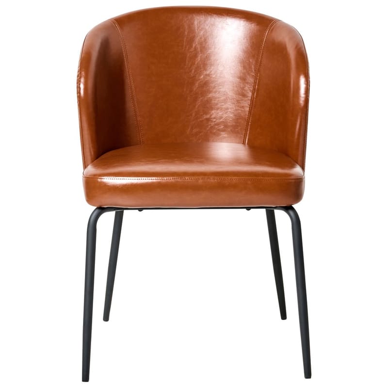 Spisestol Zana 2-pakning - Brun, Svart - Møbler - Stoler - Spisestuestoler & kjøkkenstoler