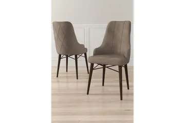 Spisestol Puntoz Cappuccino / Brun - Cappuccino / Brun - Møbler - Stoler - Spisestuestoler & kjøkkenstoler